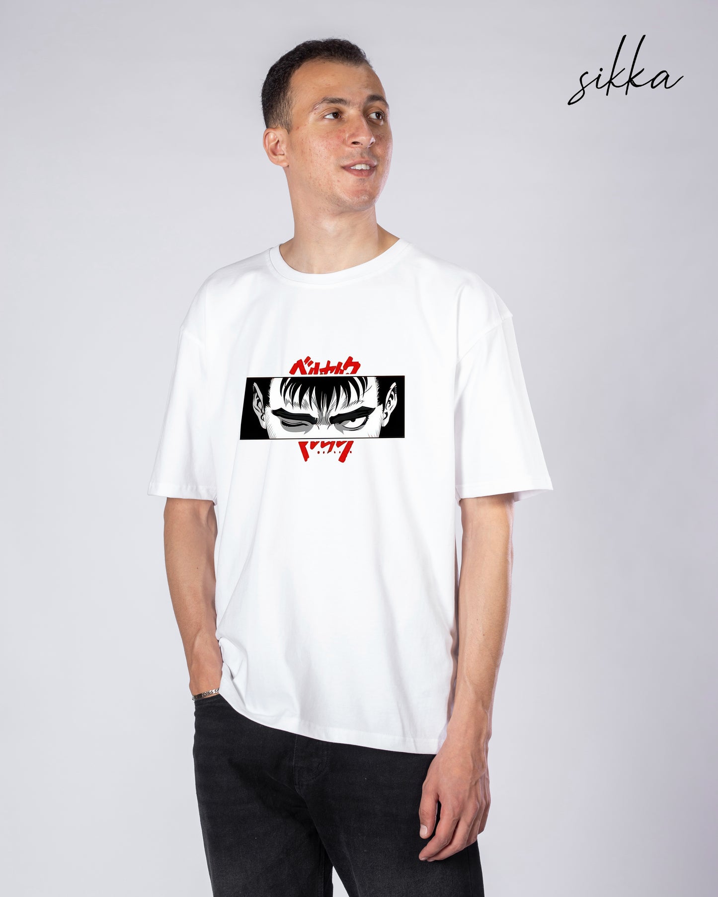 Berserk: The Black Swordsman Tee - White